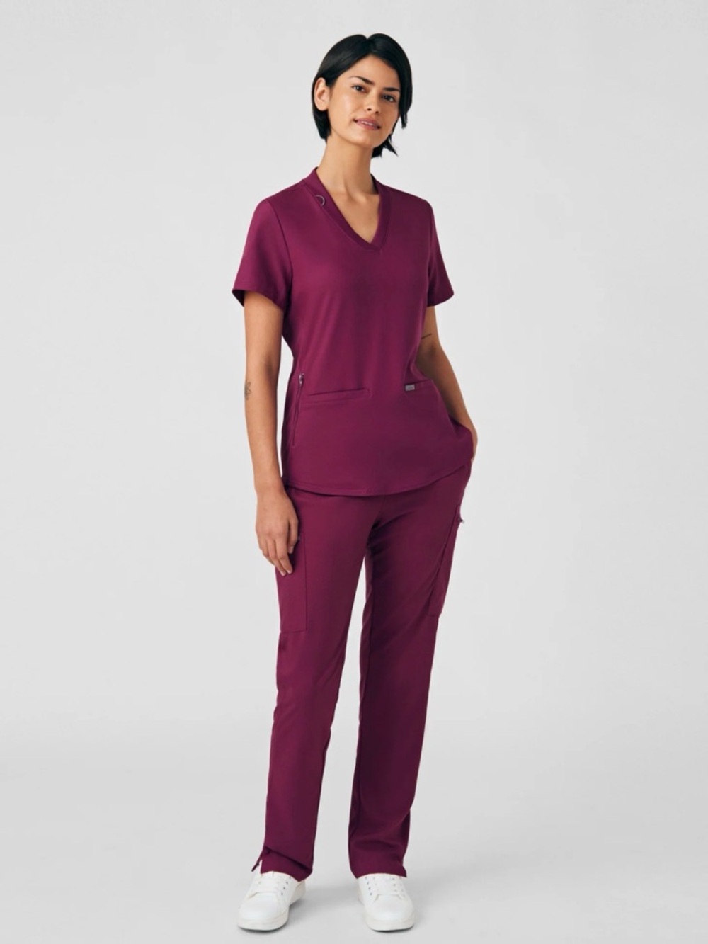 V-Neck Medical Scrub Set